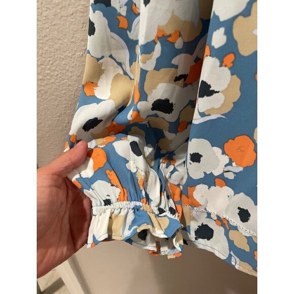 JOIE BLOUSE WOMENS PEASANT CASUAL FLORAL oversized LONG SLEEVE SIZE XXL TOP - Picture 5 of 9